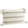 Striped Cushion Cover W/Fringes, 40 X 60, thumbnail 3 of 12