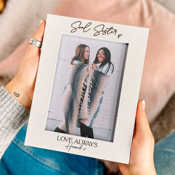Personalised Best Friend Picture Frame Soul Sister Gift, 6 of 9