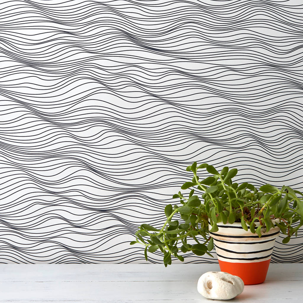 'Linear Waves' Wallpaper