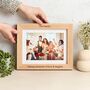 Personalised Solid Oak Mounted Photo Frame With Size Options, thumbnail 4 of 11