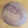 Small Teak Root Table Bowl 30cm Handcrafted Wood Design, thumbnail 9 of 10