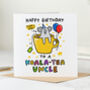 'Koala Tea Uncle' Birthday Card, thumbnail 1 of 2