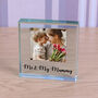 Personalised Me And My Mummy Glass Photo Block, thumbnail 1 of 3