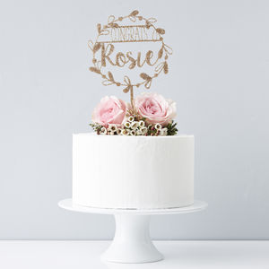 Personalised Cake  Toppers  and Decorations 