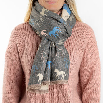 Horse Winter Scarf, 2 of 7