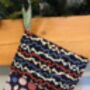 Liberty Fabric Navy Bauble Bonanza Christmas Stocking, thumbnail 2 of 2