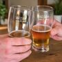 Personalised Pair Of Engraved Pint Glasses Anniversary Gift, thumbnail 7 of 7