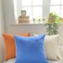 Linen Cushion With Mini Flower Trim, thumbnail 2 of 10