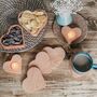 Set Of Two Love Heart Wooden Tealight Holders, thumbnail 3 of 6