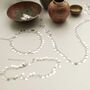 Sterling Silver Sequin Necklace, thumbnail 2 of 8