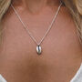 Cowrie Shell Necklace In Silver Or Gold, thumbnail 2 of 5