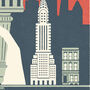 Personalised New York City Marathon Print, Unframed, thumbnail 4 of 4