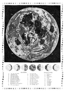 Personalised The Moon Map, 2 of 7