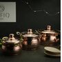 Set Of Three Copper Cooking Pots – 850ml, 500ml And 400ml, thumbnail 7 of 7