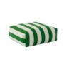 Hand Painted Linen Floor Cushion Cube In Stripe Print, thumbnail 6 of 12