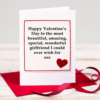Valentines Card For Wife Or Girlfriend, 2 of 5