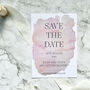 Watercolour Design Save The Date Card, thumbnail 3 of 3