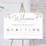 Wedding Welcome Icon Sign Autumn Leaf, thumbnail 1 of 8
