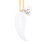 Guardian Angel Wing Sparkling Christmas Tree Decoration Keepsake, thumbnail 4 of 4