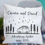 Camper Van Adventuring Together Cushion Cover, thumbnail 3 of 5