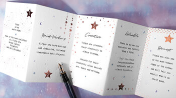 Virgo Zodiac Star Sign Banner Card, 3 of 6