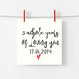 Years Of Loving You Personalised Anniversary Love Card, thumbnail 1 of 5