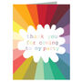 Mini Thank You For Coming To My Party Card Pack, thumbnail 2 of 5