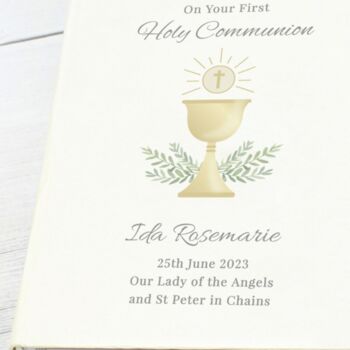 Personalised First Holy Communion Holy Bible, 3 of 4