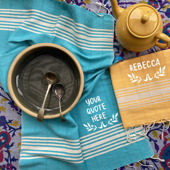 Personalised Tea Towel Gift For Her, 2 of 8