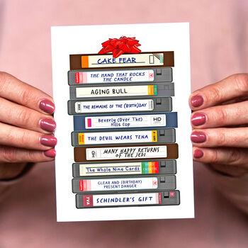 Funny Movie Puns Birthday Card, 3 of 4