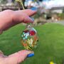 Hand Painted Glass Easter Eggs Set, thumbnail 4 of 7