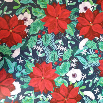 Poinsettia Wrapping Paper, 8 of 8