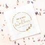 Set Of 10 Foil 'Throw With Love' Foliage Confetti Bags, thumbnail 2 of 2