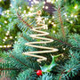 Christmas Card With Wooden Tree Decoration, thumbnail 2 of 4