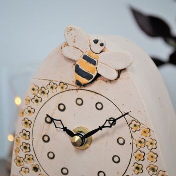 Bee Mantel Ceramic Clock, 3 of 9