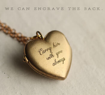 Personalised Heart Star Locket Necklace With Photos, 5 of 10