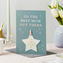 Best Mum Out There Foiled Keepsake Card, thumbnail 2 of 4