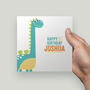 Personalised Birthday Dinosaur Wrapping Paper, thumbnail 3 of 3