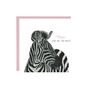 Mum You're The Best Zebra Mother's Day Card, thumbnail 2 of 5