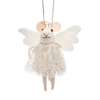 Christmas Felt Angel Mouse, 2 of 2