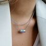 Love Is All Around Necklace, Rainbow, thumbnail 5 of 7