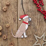 Boxer Dog Christmas Decoration Personalisation Available, thumbnail 1 of 4