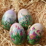 Hand Painted Easter Egg Decoration Meadow Four, thumbnail 3 of 4