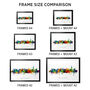Isle Of Wight Skyline Cityscape Art Print, thumbnail 5 of 12