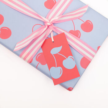 Luxury Cherries Wrapping Paper, 2 of 8