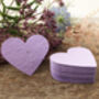 Eco Friendly Plantable Multicoloured Seed Paper Hearts, thumbnail 8 of 11