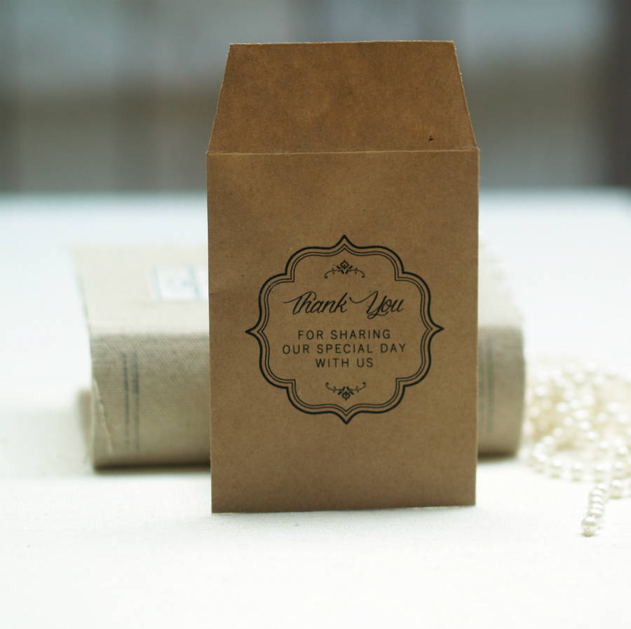 Wedding Favours Kraft Paper Gift Bags By Beautiful Day Wedding Favours Kraft Paper Gift Bags