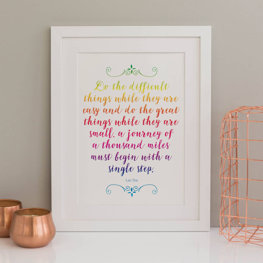 Personalised Quote Lyric Or Saying Print, 1 of 7