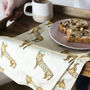 Cheetah Tea Towel, thumbnail 1 of 7