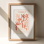 Personalised Abstract Palm Tree Family Print, thumbnail 2 of 5
